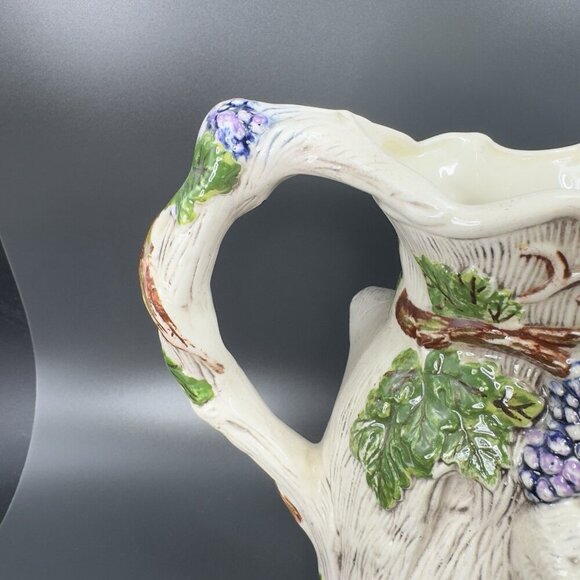 Vintage 1975 Hand Painted Ceramic Jug Pitcher Carafe Artist Signed Naked Men VTG - Picture 6 of 14